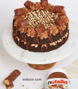 Nutella'lı Buenolu Çikolatalı Pasta 6 Kişilik